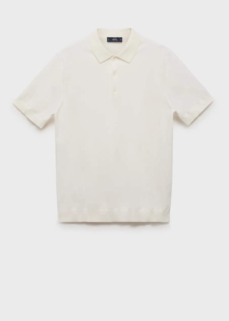 MANGO Koszulki Polo*100% cotton fine knit polo shirt