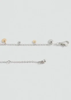 MANGO Biżuteria*Łańcuchowy naszyjnik z koralikami
