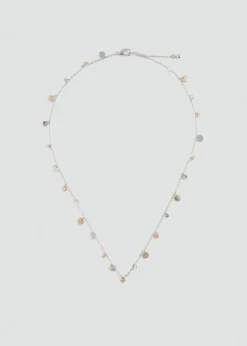 MANGO Biżuteria*Łańcuchowy naszyjnik z koralikami