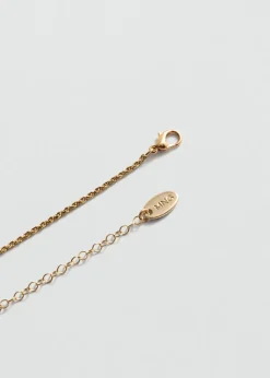 MANGO Biżuteria*Łańcuchowy naszyjnik z przywieszką
