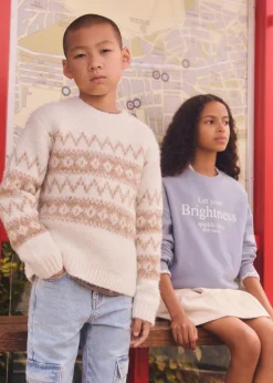 Dzieci MANGO Swetry I Kardigany*Żakardowy sweter