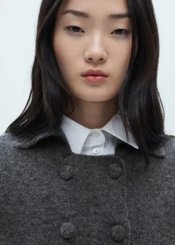 MANGO Kurtki|Swetry I Kardigany*Żakiet dwurzędowy z dzianiny