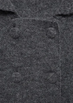 MANGO Kurtki|Swetry I Kardigany*Żakiet dwurzędowy z dzianiny