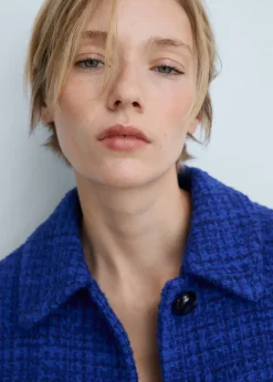 MANGO Kurtki*Żakiet tweedowy z guzikami