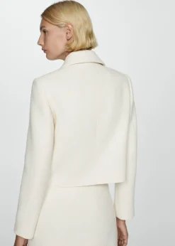 MANGO Kurtki*Żakiet tweedowy z guzikami