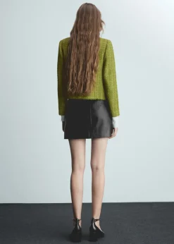 MANGO Kurtki*Żakiet tweedowy z ozdobnymi guzikami