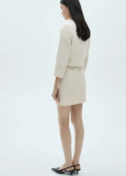 MANGO Kurtki*Żakiet tweedowy z ozdobnymi guzikami