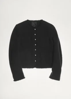 MANGO Kurtki*Żakiet tweedowy z ozdobnymi guzikami