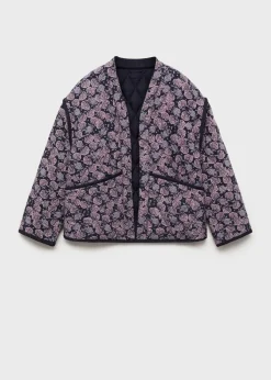 Dzieci MANGO Płaszcze I Kurtki*Żakiet z kwiatowym wzorem