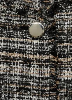 MANGO Kurtki*Żakiet z tweedu z metalicznymi guzikami