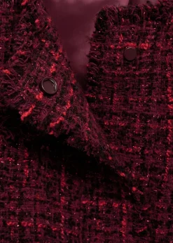 MANGO Kurtki*Żakiet z tweedu z postrzępionym wykończeniem