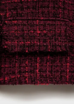 MANGO Kurtki*Żakiet z tweedu z postrzępionym wykończeniem