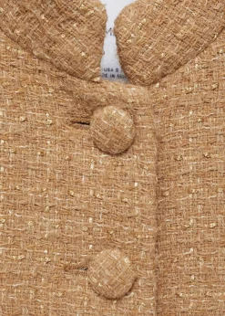 MANGO Kurtki*Żakiet z tweedu ze stójką