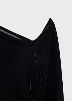 MANGO Sukienki I Kombinezony*Aksamitna sukienka asymetryczna