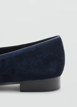 MANGO Buty*Aksamitne mokasyny