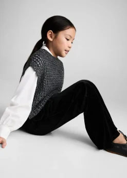 Dzieci MANGO Legginsy I Joggery*Aksamitne spodnie