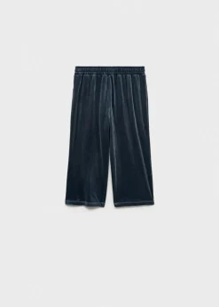 Dzieci MANGO Spodnie*Aksamitne spodnie culotte