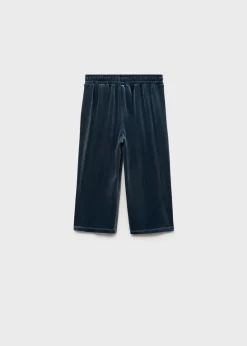 Dzieci MANGO Spodnie*Aksamitne spodnie culotte