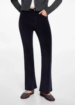 MANGO Spodnie*Aksamitne spodnie dzwony