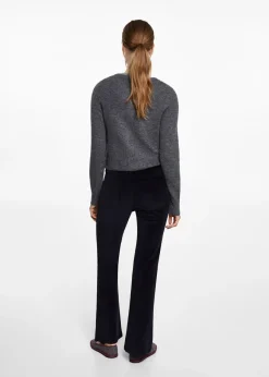 MANGO Spodnie*Aksamitne spodnie dzwony