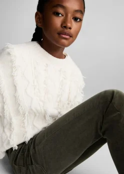 Dzieci MANGO Spodnie*Aksamitne spodnie dzwony