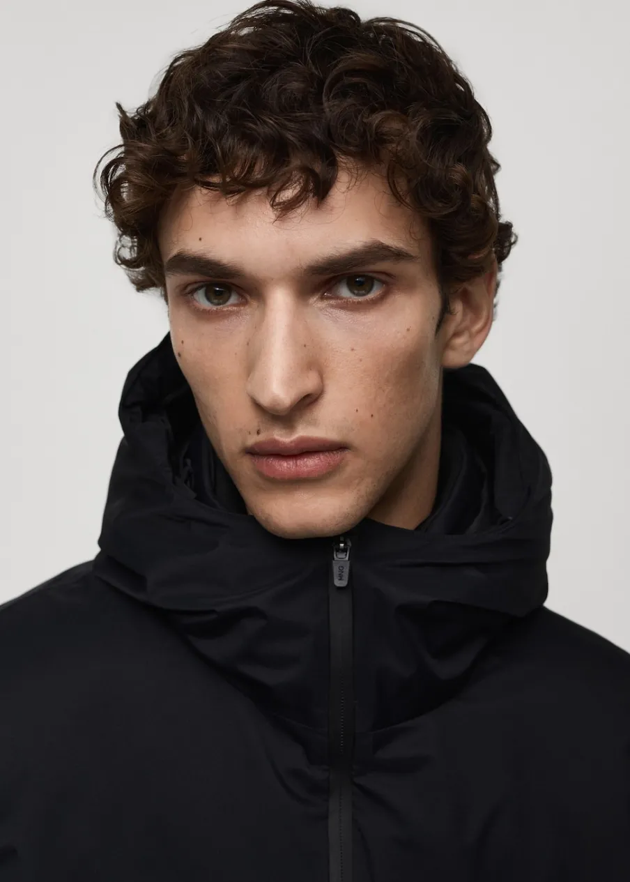 MANGO Kurtki I Koszule Wierzchnie|Płaszcze*Anorak pikowany z tkaniny termoregulacyjnej waterproof