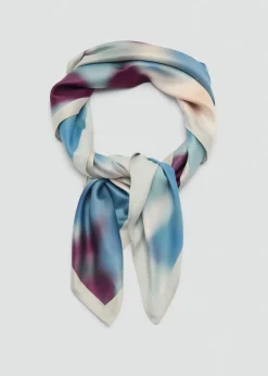 MANGO Szaliki I Chusty*Apaszka z kwiatowym wzorem