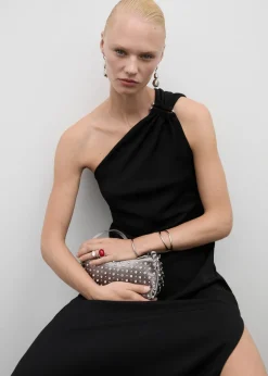 MANGO Sukienki I Kombinezony*Asymetryczna sukienka z drapowaniem