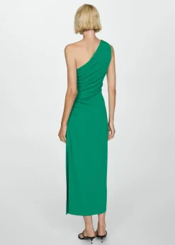 MANGO Sukienki I Kombinezony*Asymetryczna sukienka z drapowaniem