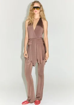 MANGO Sukienki I Kombinezony*Asymetryczna sukienka z dekoltem halter