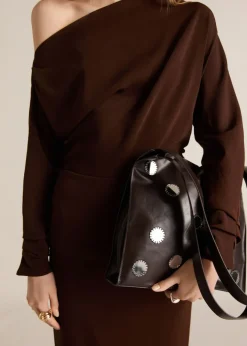 MANGO Sukienki I Kombinezony*Asymetryczna sukienka z marszczeniem