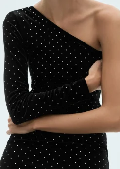 MANGO Sukienki I Kombinezony*Asymetryczna sukienka ze strasem