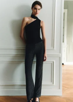 MANGO Koszulki I Topy*Asymetryczny top z szalikiem