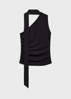 MANGO Koszulki I Topy*Asymetryczny top z szalikiem