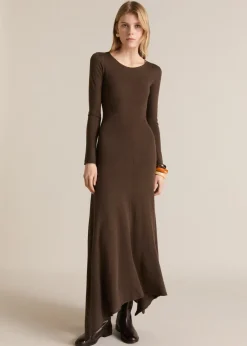 MANGO Sukienki I Kombinezony*Asymmetrical low knit dress