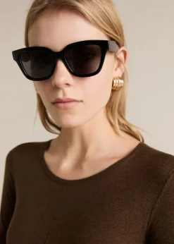 MANGO Sukienki I Kombinezony*Asymmetrical low knit dress