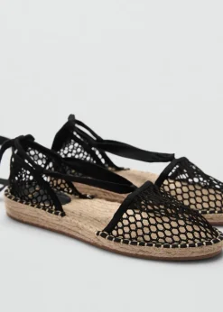MANGO Buty*Ażurowe espadryle