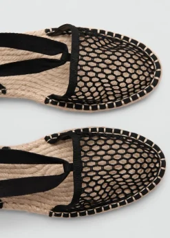 MANGO Buty*Ażurowe espadryle
