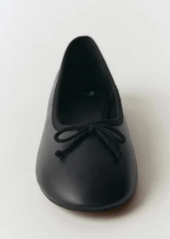 MANGO Buty|Akcesoria Skórzane*Baleriny skórzane z kokardką