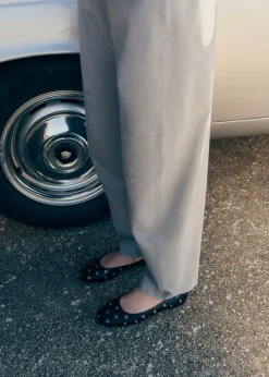 MANGO Buty*Baleriny z dekoracyjnymi dziurkami