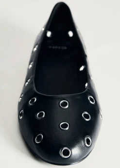 MANGO Buty*Baleriny z dekoracyjnymi dziurkami