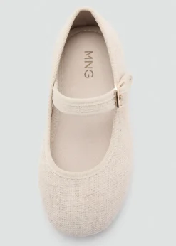 Dzieci MANGO Buty*Baleriny z okrągłym noskiem i sprzączką