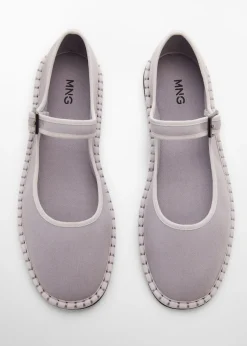 MANGO Buty*Baleriny z paskami