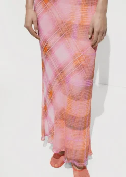 MANGO Buty*Baleriny z półprzezroczystej siateczki