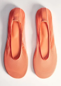 MANGO Buty*Baleriny z półprzezroczystej siateczki