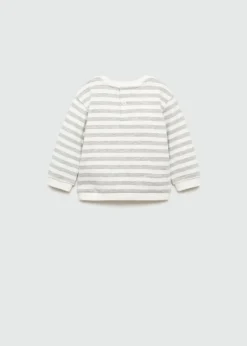 Dzieci MANGO Swetry I Kardigany|Swetry I Kardigany*Bawełniana bluza w paski