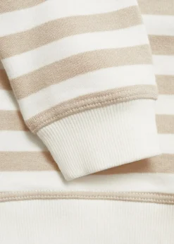 Dzieci MANGO Bluzy*Bawełniana bluza w paski