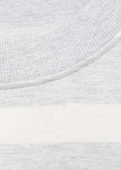 MANGO Bluzy*Bawełniana bluza w paski