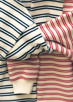 Dzieci MANGO Bluzy*Bawełniana bluza w paski