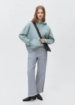 MANGO Bluzy*Bawełniana bluza z kapturem